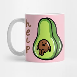 Upset Avocado Mug